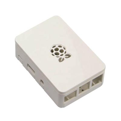 China Factory Wholesale ABS Raspberry Pi 4 B Black Raspberry Pi 3 Case White Box Shell Enclosure for sale