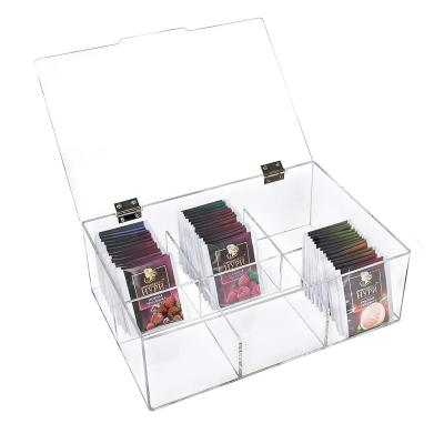 China Customized Clear Best Quality Acrylic Storage Box Size Card Display Boxes for sale