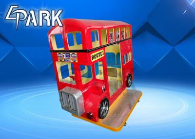 China Classical High Range Coin Operated London Bus Swing Rocking Kiddie Ride Red  children game machine vivid colors for sale