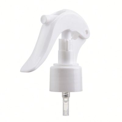 China Non Spill Bill Plastic Bottle Trigger Dispenser Pump 24 Spout 24mm Long Mini Trigger Sprayer for sale