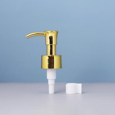 China Non Spill High Quality Lotion Pump 24/410 With Golden8 / Silver Coating for sale