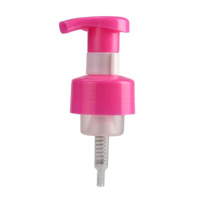 China Non Spill Foaming 100ml Foaming Pump Bottle Pink Soap Bottle Dispenser for sale