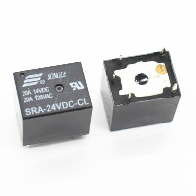 China INKSON 24V 5PIN T74 20A Automobile Relay SRA-24VDC-CL SRA-24VDC-CL for sale