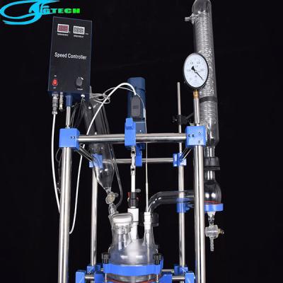 China 100L 150L 200L Laboratory Glass Laboratory Glass Reactor Lined Reactor Capacity zu verkaufen