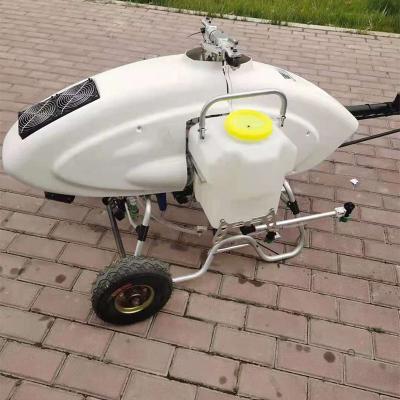 China Agricultural drone helicopter spraying crops, plant protection and pest control, professional fuel engine plant protection for sale