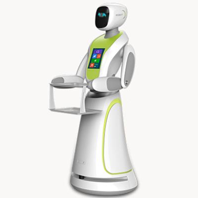 China 2019Year Comercial Service Robot Intelligent Robot for Businesses Catering Restaurant Service Waiter Robot Deliver for sale