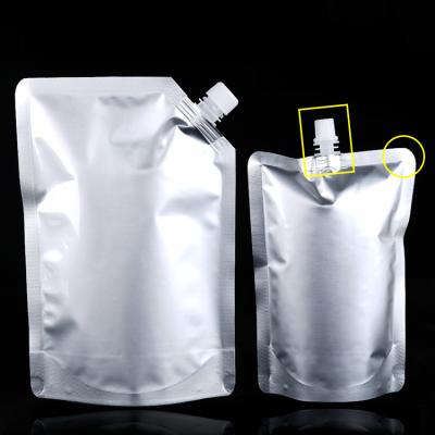 China Barrier 50ml To 4oz Liquid Detergent Water Packaging Bag Foil Material Plastic Refill Spout Pouch Bag for sale