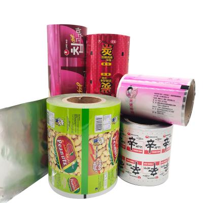 China Custom Printed Plastic Sheet Moisture Proof In Roll BOPP/CPP PET/PE Laminated Film Roll Packaging for sale