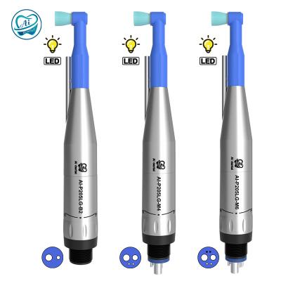 China AI-P205LG-M4/B2/M6 Steel Dental Prophy Handpiece Tooth Polishing With Micro Generator LED Air Motor E-Type Dentist Tools for sale