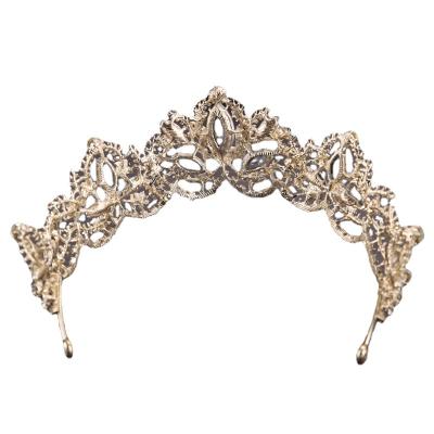 China Baroque Europe and America models show Miss Universe Crown pageant dress accessories tiara bridal wedding hair accessories bridal tiara for sale