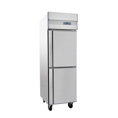 China Double-temperature industrial double door refrigerators and deep upright freezers refrigerator for sale used for sale