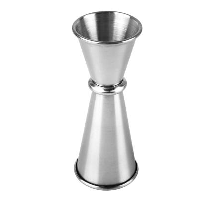 China Sustainable Luxury Japanese Style 1oz / 2oz Stainless Steel Double Cocktail Jigger for sale