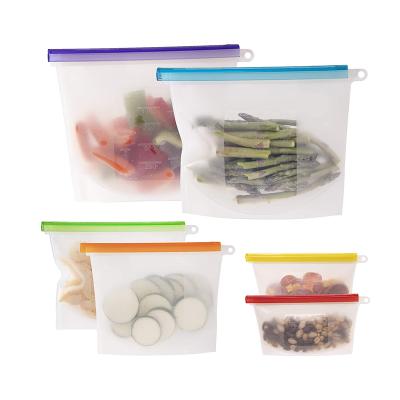 China Viable Hot Sale Reusable Silicone 500-1500ml Food Storage Leakproof Bag for sale