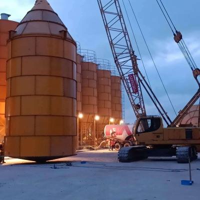 China Building material shops 50 tons | 500 ton cement silo for used brick making machine plant for sale