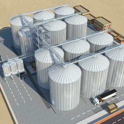 China Left Factory Grain Silos Price Direct Silo Quality Guaranteed for sale