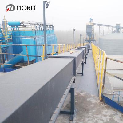 China Cement Plant Customized Air Conveyor Slider For Fly Ash Cement Slag Powder To Grinding Plant for sale