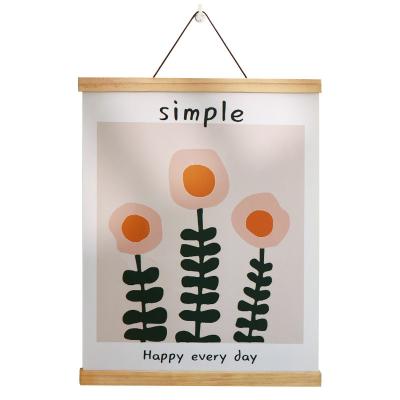 China Art Deco DIY Assemble View Hanging Poster Hanger Wall Picture Wooden Magnetic Picture Painting View For Girl Gift Valentine's Day for sale