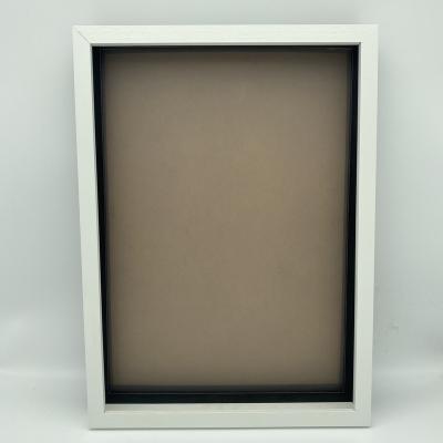 China Simple Wholesale Waterproof 3D Depth Effect Black Plastic Box Shadow Photo Frame for sale