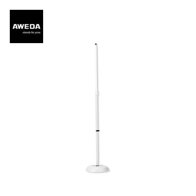 China AWEDA Steel White Round Base Adjustable Microphone Stand for sale