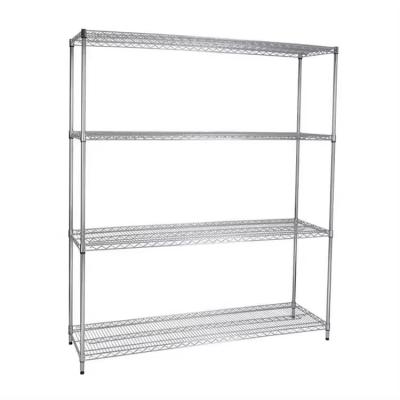 China Multifunctional Kitchen Chrome Plated Wire Rack Five Layer 1.2mm Thickness for sale