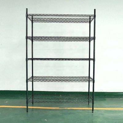 China Green Epoxy Heavy Duty Metal Wire Shelving Rack for Sustainable Warehouse Storage for sale