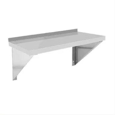 China SS Commerciële Keuken Wandgebouwde Planken Industriële kwaliteit Metalen plank NSF 80x30x30cm Te koop