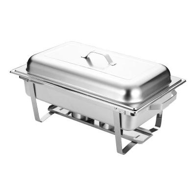 China OEM Commercial Stainless Steel Chafing Dish Catering Equipment Buffet Chafer Set With Lid for sale