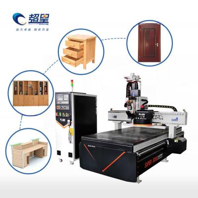 China Disc CNC Woodworking Router Machine Automatic Tool Changing For Furniture Making for sale