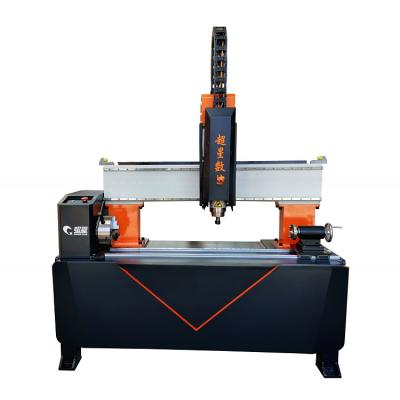 China 3D 4 Axis Rotary Cylinder Engraving Wood CNC Router Machine For Handicraft Making for sale