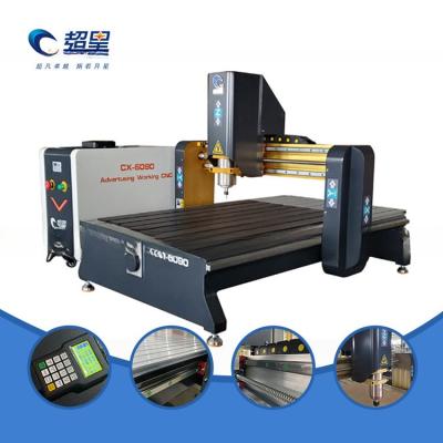 China 6090 Desktop Cnc Hout Router Machine Met gietijzeren structuur Reclame-industrie Te koop