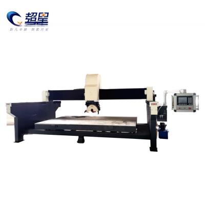 China 5 Axis Cnc Marble And Granite Bridge Saw Cutting Machine For Natural Rock Carving for sale