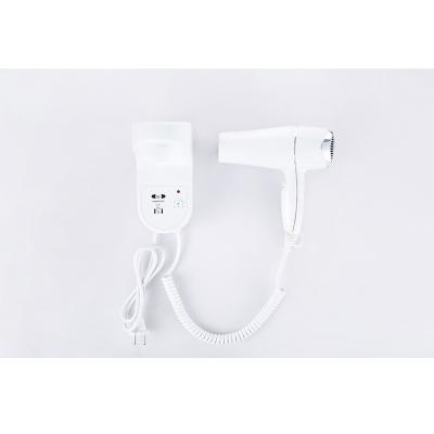 China Ionic High Power And Quiet Hotel Bathroom Wall Mount Blow Dryer for sale