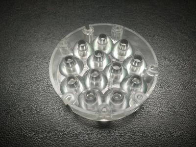 China Transparent Plastic Lens Injection Molding Parts / PMMA Injection Mold Maker for sale