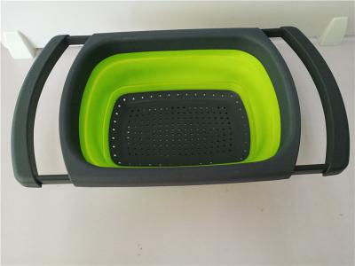 Chine Faisant cuire la cuisine de silicone de panier de drain les outils pour laver le légume/portent des fruits à vendre