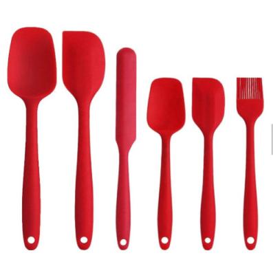 Cina Strumenti della cucina del silicone dell'utensile delle spatole 6 pezzi che cucinano amichevole eco- stabilito in vendita