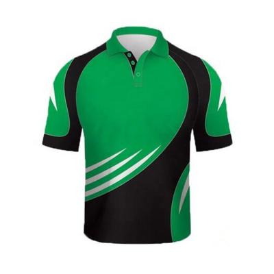 China High quality custom made sublimated anti-shrink golf polo shirt for wholesale for sale