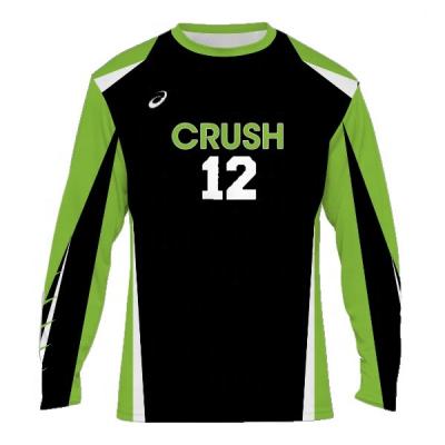 China 50+/Quick Dry/Breathable Anti-UV Custom Sublimated Volleyball Uniform Long Sleeve Cheap Mens Volleyball Tank Top for sale