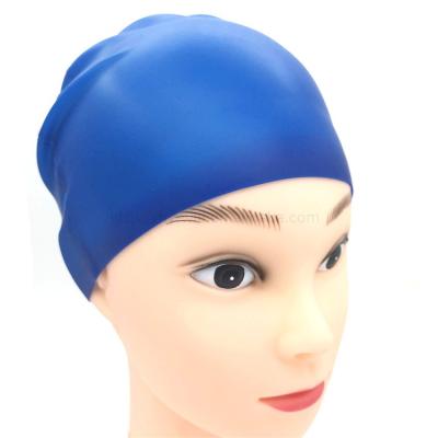 China Practical silicone design special and innovation comfortable swimming cap for adults for sale