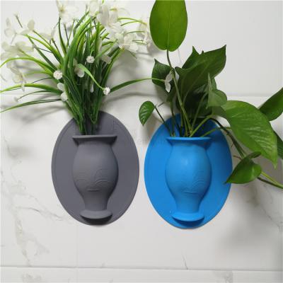 China High quality sticky flower vase of new novelty silicone products for home decoration for sale