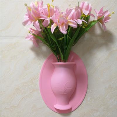 China New Style Modern Best Selling New Design Home Silicone Flower Sticky Vase For Any Place for sale