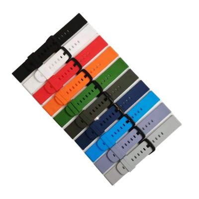 China China Professional Manufacture Water Resistant Sport Wristband Silicone Watch Strap Rubber Band For Apple Watch for sale