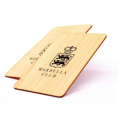 China Wooden Material Bamboo Card Standard Size RFID Eco-friendly Personality Printing 13.56mhz ISO 14443A Eco Friendly Wooden Card for sale