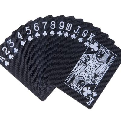 China Directly Factory Supply 3K Twill Abrasion-Resistant Plain Glossy/Matt Carbon Fiber Business Card Game Playing Poker Cards for sale