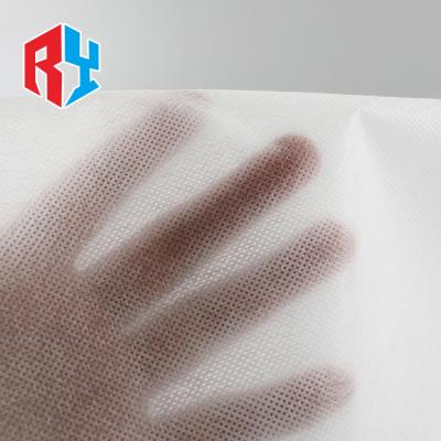 China High Quality Cheap Sustainable 30 Gsm Stock Spun Bonded Non Woven White Interlining Fabric for sale