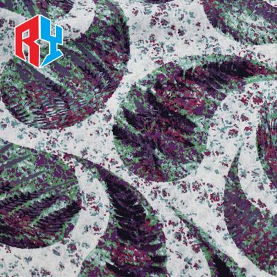 China Fashion Design Polyester Paisley Fusible 100% Polyester Printed Woven Chiffon Fabric For Dress for sale