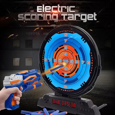 China Toy Amazon New Deluxe Edition Set Shooting Electronic Funny Target For Soft Bullet Gun Toys 5 Target Electronic Marking Toy for sale