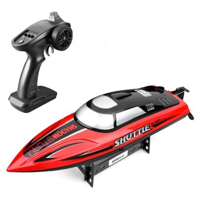 China Hot Sale Amazon RC Hobby Waterproof Boat 2022 M/H Remote Control Boat With LED Light 2.4 GHz RC Boat For Adults And Kids for sale