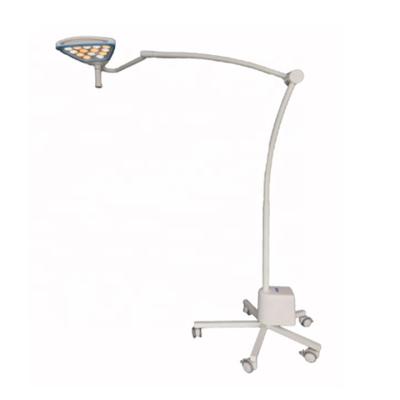 China Metal Mobile Cold Light Examination Lamp Surgical Led Medical Equipment With 5 Casters for sale