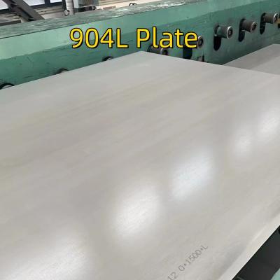 China 904L UNS N08904 Placa de acero inoxidable 6*1500*6000mm NO.1 acabado laminado en caliente en venta