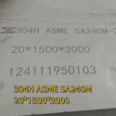 中国 SS SA240-304H ASME SA240M AISI 304H ステンレス鋼板 20*1500*3000 粒間腐食試験 販売のため